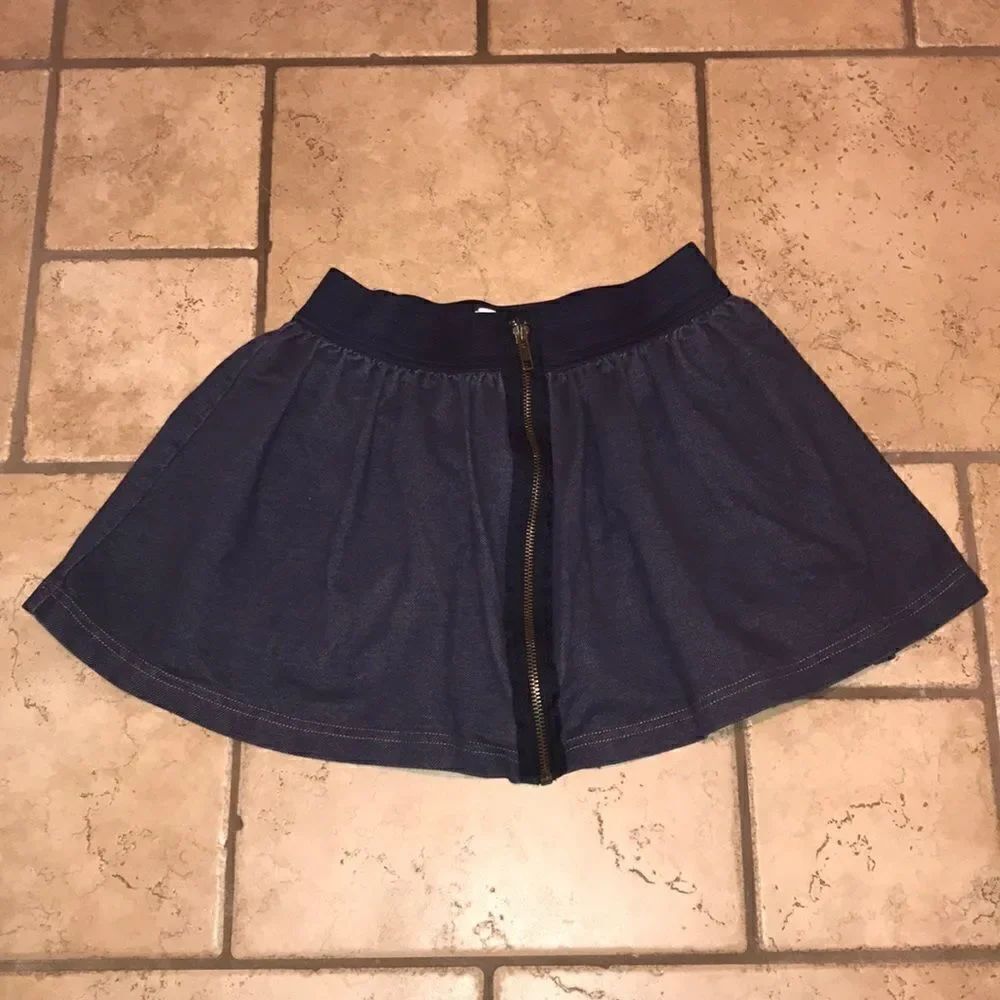 (5/$25) Nickelodeon denim look cotton skirt
